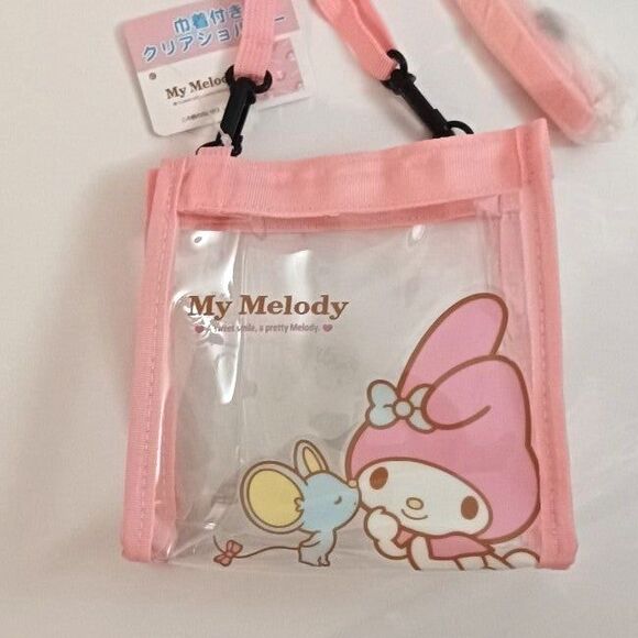 My melody transparent PVC shoulder mini bag - Picture 1 of 8